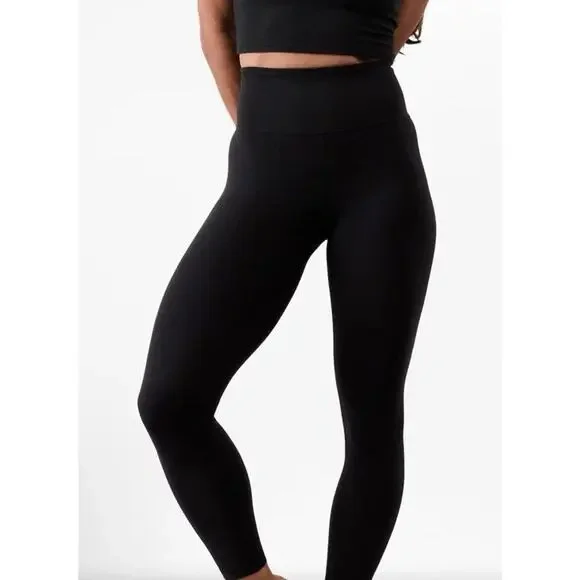 ATHLETA Ultra High Rise Elation 7/8 Legging M Medium | Black tight #599750 - Picture 1 of 15